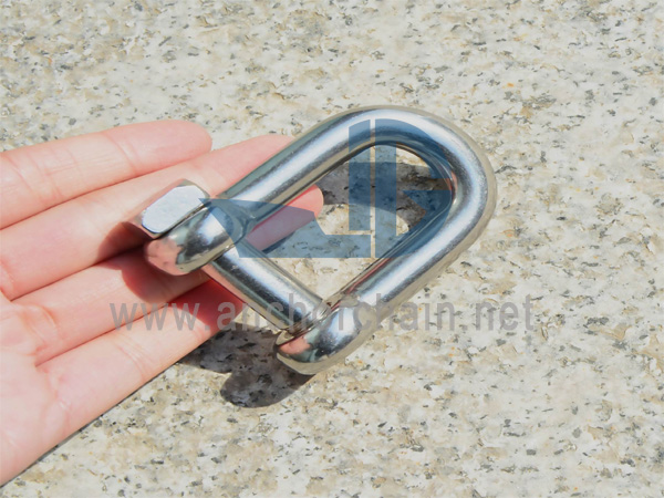 D-Shackle (With Square Head Pin), SS304 OR SS316