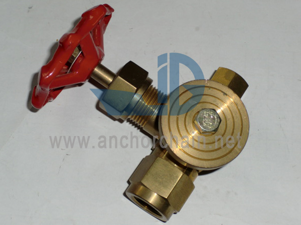 DIN 16271 Shut Off Valve For Pressure Measuring Instruments Model 91011