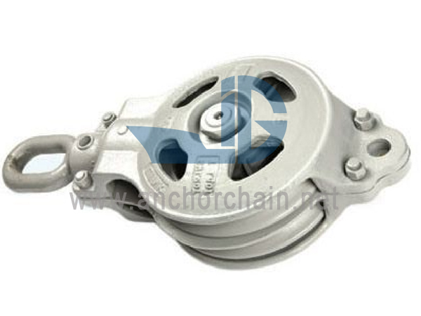 HC Series Double Wheel Marine Wire Rope Blocks