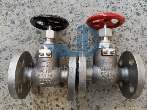 JIS F 7301 5K SCS16 Stainless Steel Globe Valves