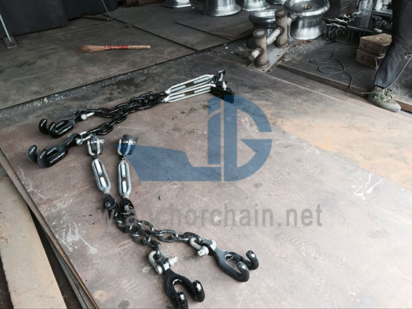 Ship Devil's Claw Chain Stopper Assemblies