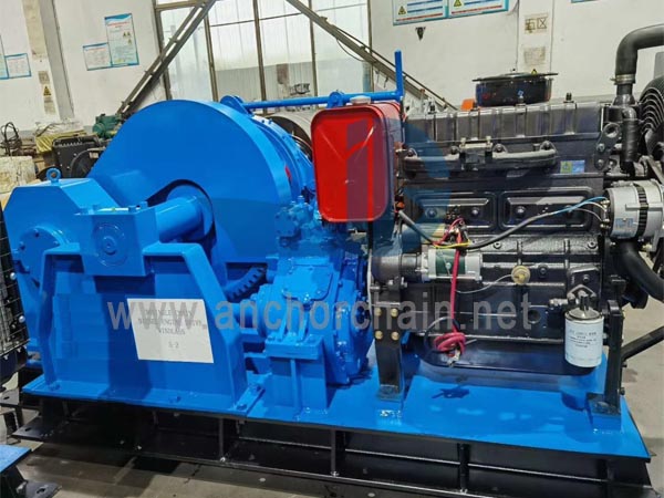 Single Type Diesel Windlass