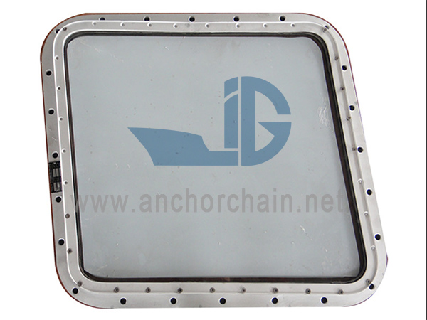 Steel Welded Fixed Rectangular Window for Wheel House